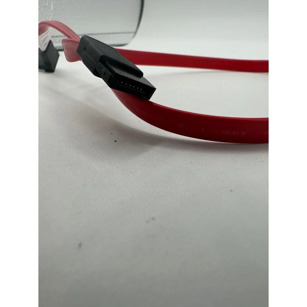 Dell SATA Data Cable Desktop Red Excellent 0TX8M7 7-Pin Right-Angle